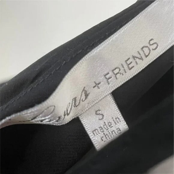 NWT Lovers + Friends Strappy Baby Doll Mini Slip Dress in Black Sz. S - Picture 5 of 5